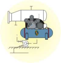 compressed air